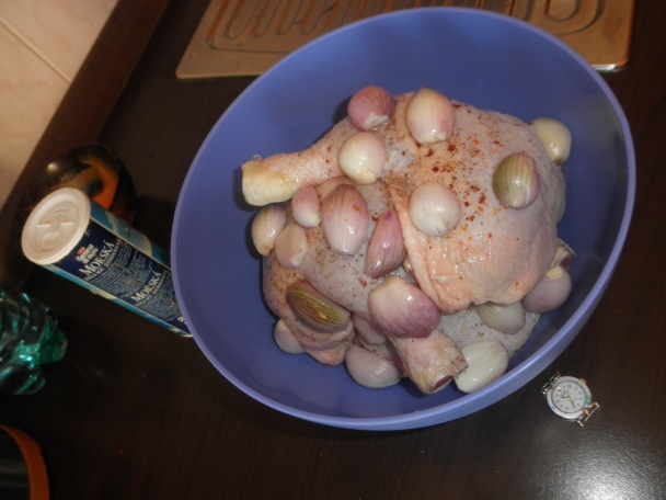 Cesnačka ako má byť a kuracie nohy na  šalotke v čiernom pive - obrázok 3