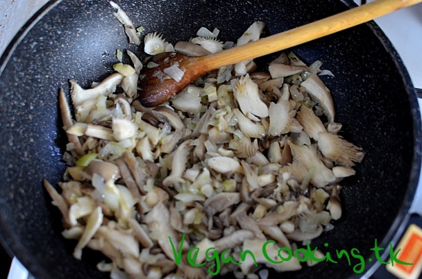 Hliva s tarhoňou - vegan (fotorecept) - obrázok 1