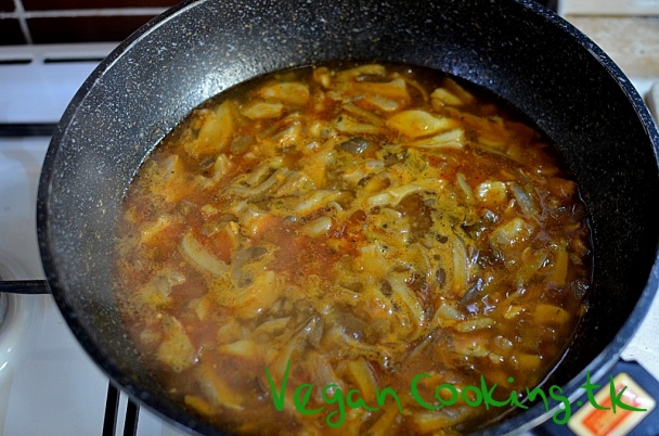 Hliva s tarhoňou - vegan (fotorecept) - obrázok 2