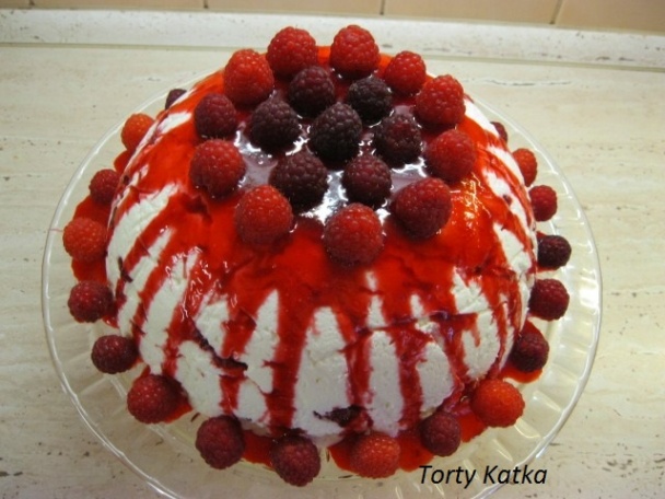 Malinovo-tvarohová torta nepečená (fotorecept) - obrázok 7