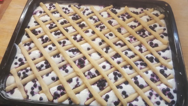 Tvarohový mrežovník s čučoriedkami (fotorecept) - obrázok 4