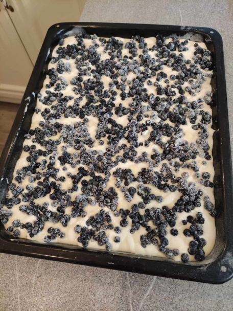 Tvarohový koláč s čučoriedkami (fotorecept) - obrázok 3