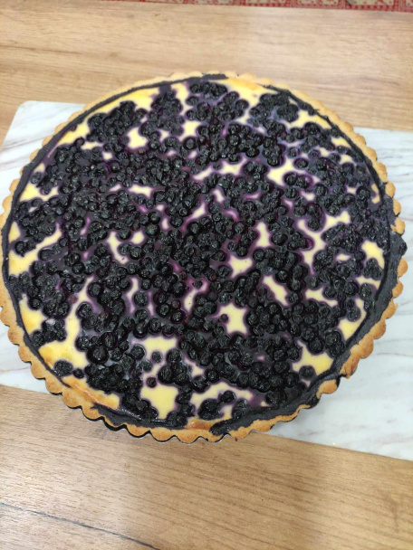 Linecký tvarohový tart s čučoriedkami (fotorecept) - obrázok 3