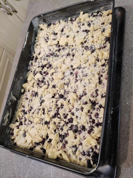 Hrnčekový čučoriedkový koláčik zo šľahačky (fotorecept) - obrázok 3