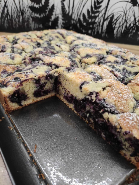 Hrnčekový čučoriedkový koláčik zo šľahačky (fotorecept) - obrázok 4