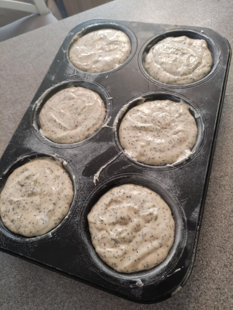 Minibábovky z makového jogurtu (fotorecept) - obrázok 2