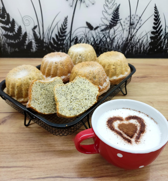 Minibábovky z makového jogurtu (fotorecept) - obrázok 4