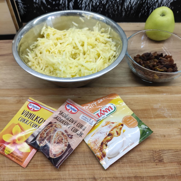 Jablkový závin z pivného cesta (fotorecept) - obrázok 3