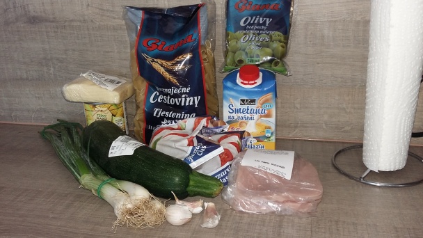 Zapekané penne s cuketou (fotorecept) - obrázok 1