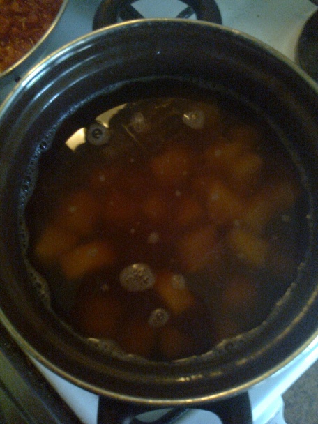 Šošovicová polievka s párkom sladko-kyslá (fotorecept) - obrázok 2