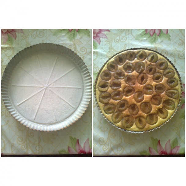 Hrnčekový slivkový koláč (fotorecept) - obrázok 3