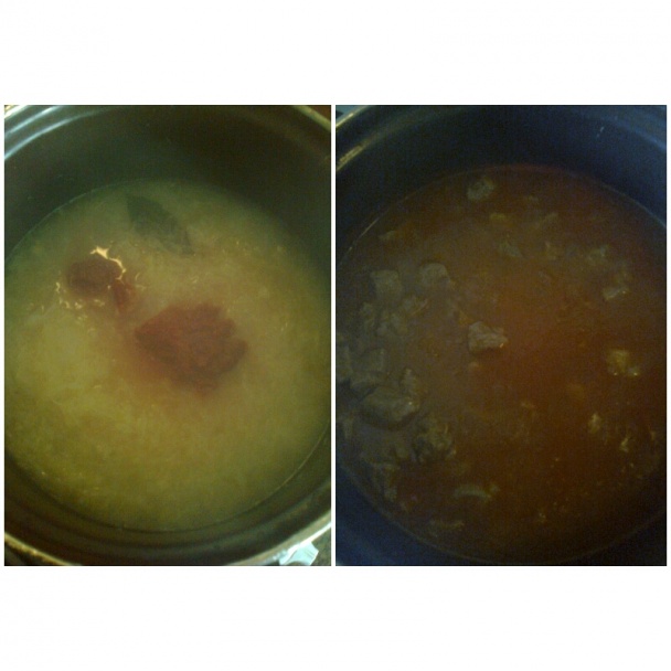 Segedínsky guláš s paradajkovým pretlakom (fotorecept) - obrázok 2