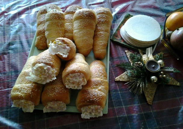 Kysnuté kornútky plnené šalátom z čínskej kapusty (fotorecept) - obrázok 5