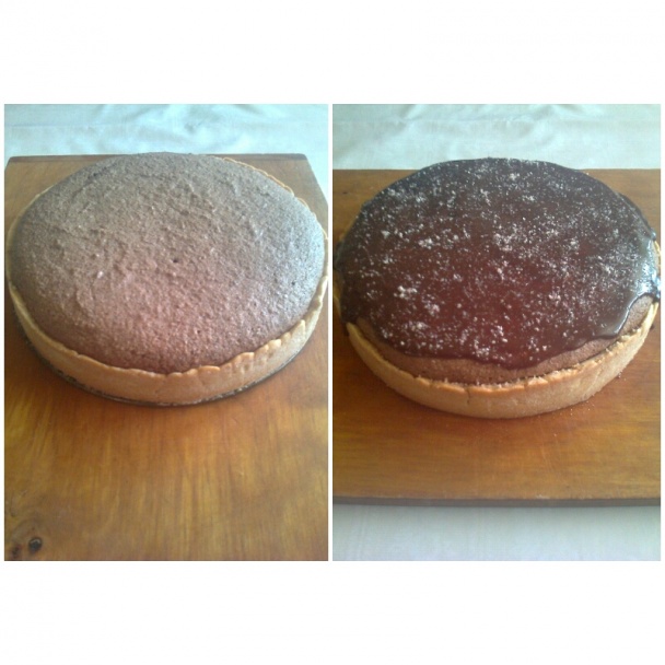 Orechovo-kakaový koláč (fotorecept) - obrázok 5