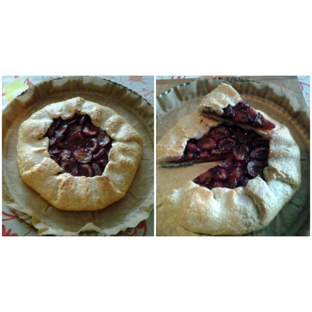 Vidiecky slivkáč - Rustical plum tart (fotorecept) - obrázok 4
