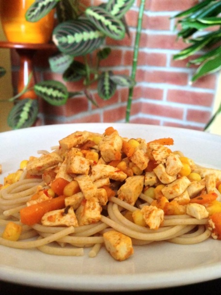 Celozrnné špagety s tofu na čínsky spôsob Vegan (fotorecept) - obrázok 7