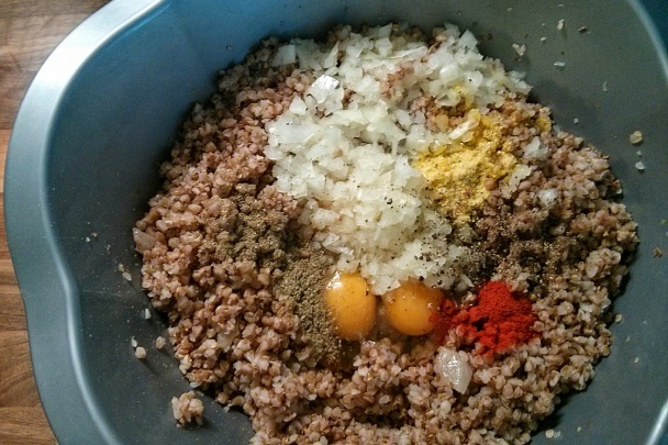 Pečená pohánková fašírka - obrázok 2