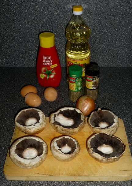 Plnené šampiňóny (fotorecept) - obrázok 1