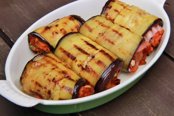 Zapečené lilkové závitky (fotorecept) - obrázok 2