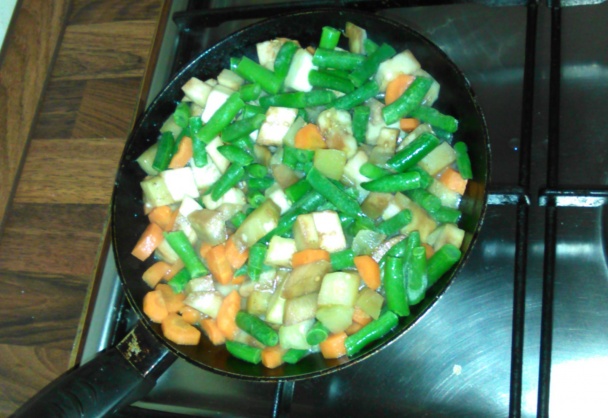 Špagety s baklažánom - obrázok 1