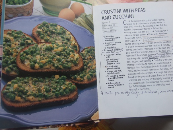 Crostini s hráškom a cuketou (fotorecept) - obrázok 9