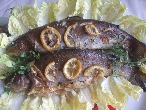 Pečené pstruhy s čerstvým tymiánom citronovým alebo s dúškou materinou(fotorecept) - obrázok 6