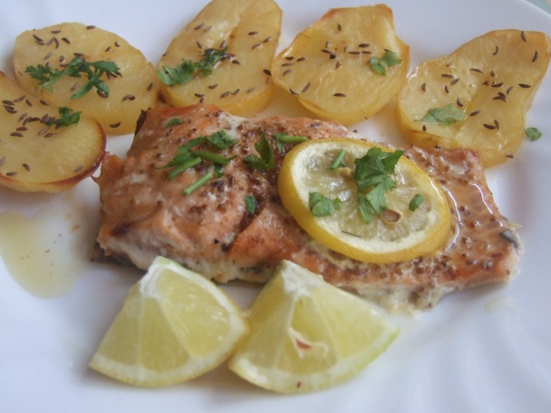 Losos s pečenými zemiakmi (fotorecept) - obrázok 4