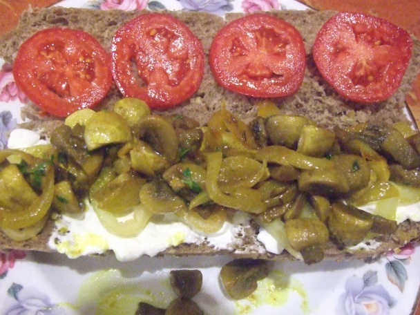 Šampiňónová bageta alebo rožok (fotorecept) - obrázok 3