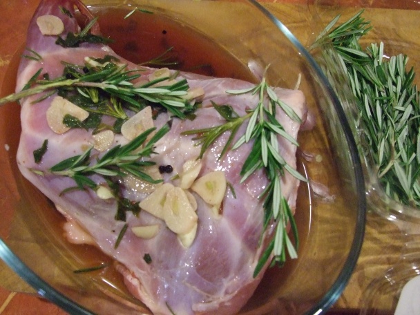 Pečené jahňacie stehno (fotorecept) - obrázok 1