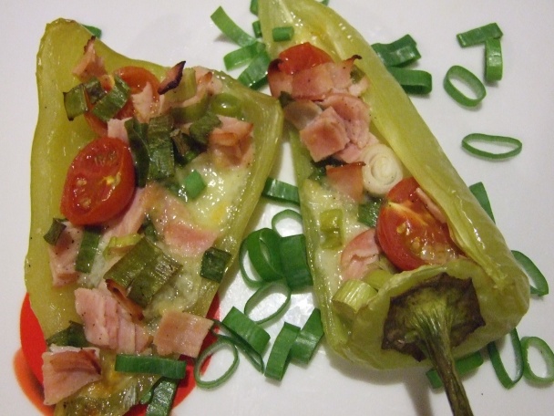 Pečené papriky s mozzarellou a mladou cibuľkou (fotorecept) - obrázok 4