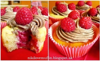 Lahodné malinovo-tvarohové cupcakes - obrázok 3