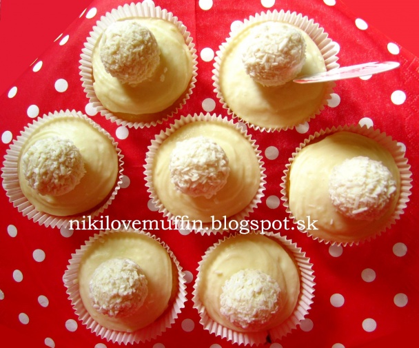 Raffaello cupcakes - obrázok 3