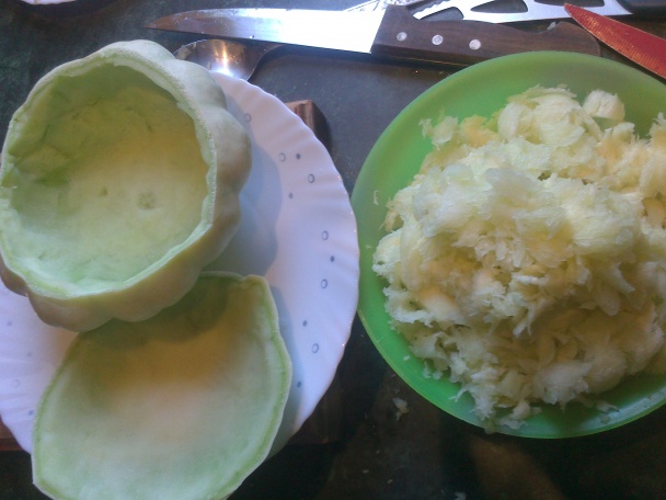 Pečený patizón s mletým mäsom (fotorecept) - obrázok 1