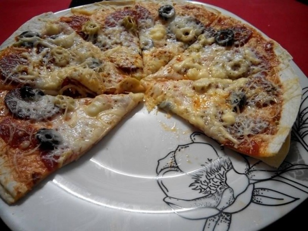 Tortillová Pepperoni pizza (fotorecept) - obrázok 5