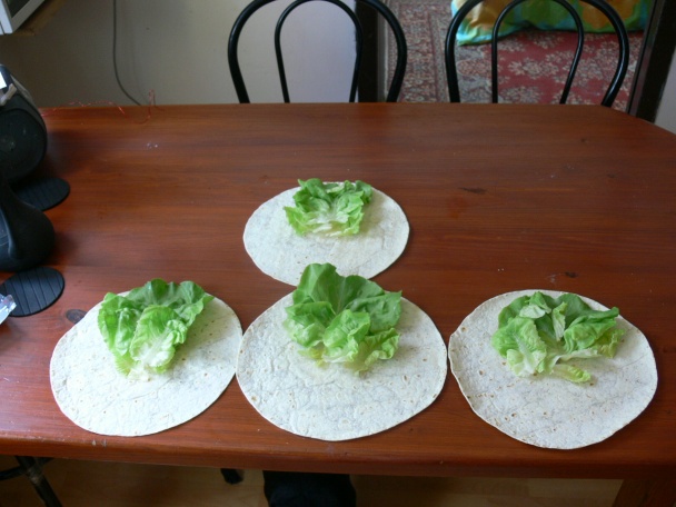 Tortilla plnená kuracím mäsom a hranolkami - obrázok 3