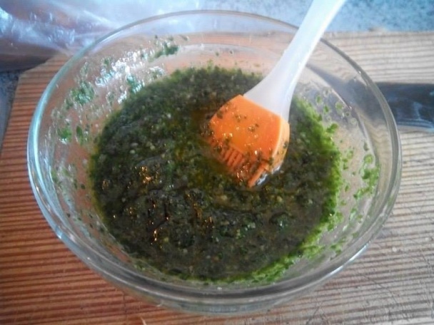 Pečená diviačia krkovička so zemiakmi a medvedím cesnakom (fotorecept) - obrázok 6