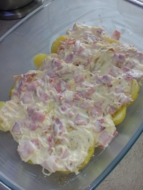 Zapekané zemiaky s cuketou (fotorecept) - obrázok 4