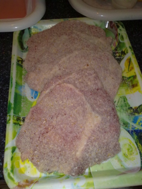 Rezne strúhankové v kečupovo-horčicovej omáčke - obrázok 1