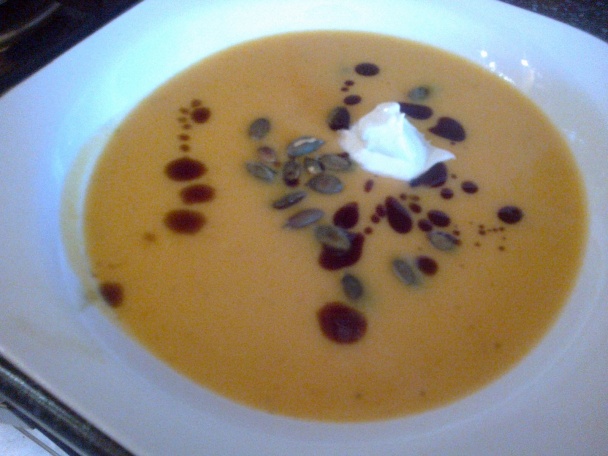 Tekvicovo-kokosová krémová polievka - obrázok 4