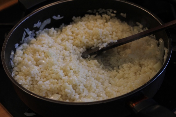 Tarhoňové ,,rizoto,, s lososom (fotorecept) - obrázok 13