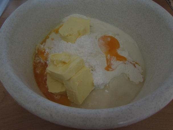 Sviatočné jablkovo-orechovo-kakaové rezy (fotorecept) - obrázok 1