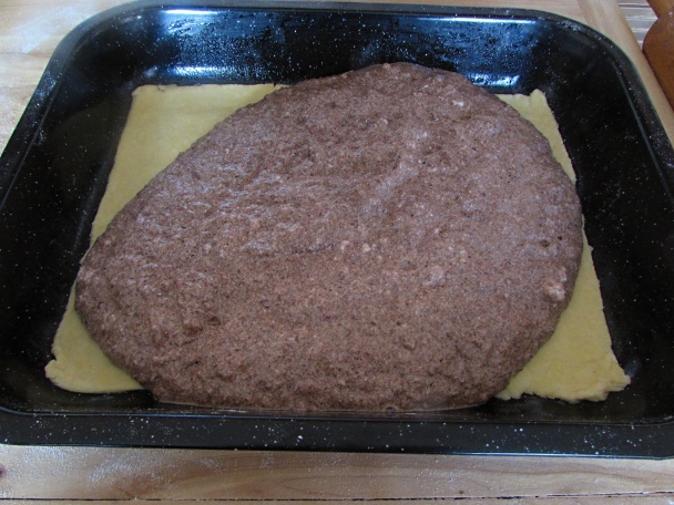Sviatočné jablkovo-orechovo-kakaové rezy (fotorecept) - obrázok 6