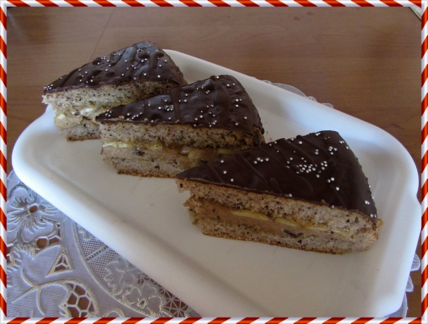 Rezy plnené piškotovo-orechovým krémom na spôsob torty (fotorecept) - obrázok 11