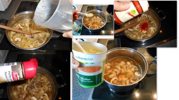 Šampiňónovo-krémová polievka - obrázok 3