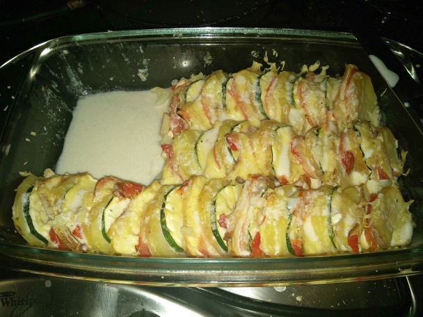 Zemiakový gratin s údeným tofu - obrázok 3