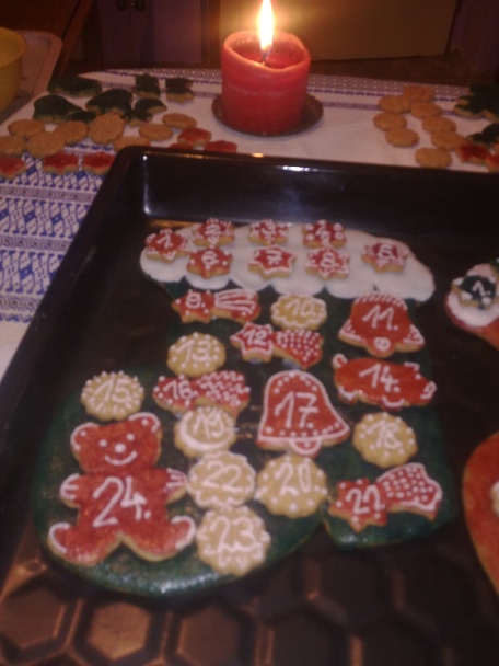 Adventný kalendár - čižmička - obrázok 2