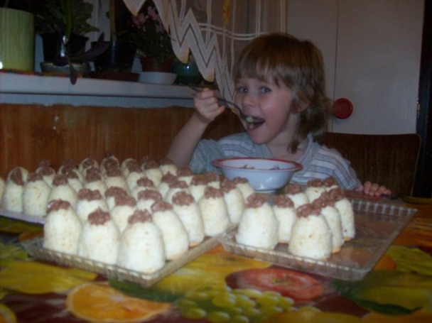 Kokosové špice - úliky - obrázok 1