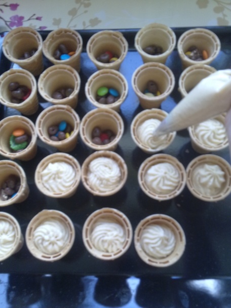 Zmrzlinkové muffinky s prekvapením (fotorecept) - obrázok 6