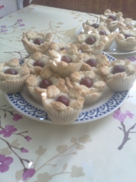 Muffiny z listkového cesta plnené kokosovou plnkou (fotorecept) - obrázok 3