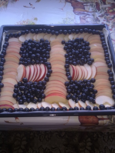 Hroznovo-jablčný koláčik (fotorecept) - obrázok 2